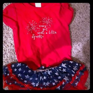 Babies 4th of July outfit!